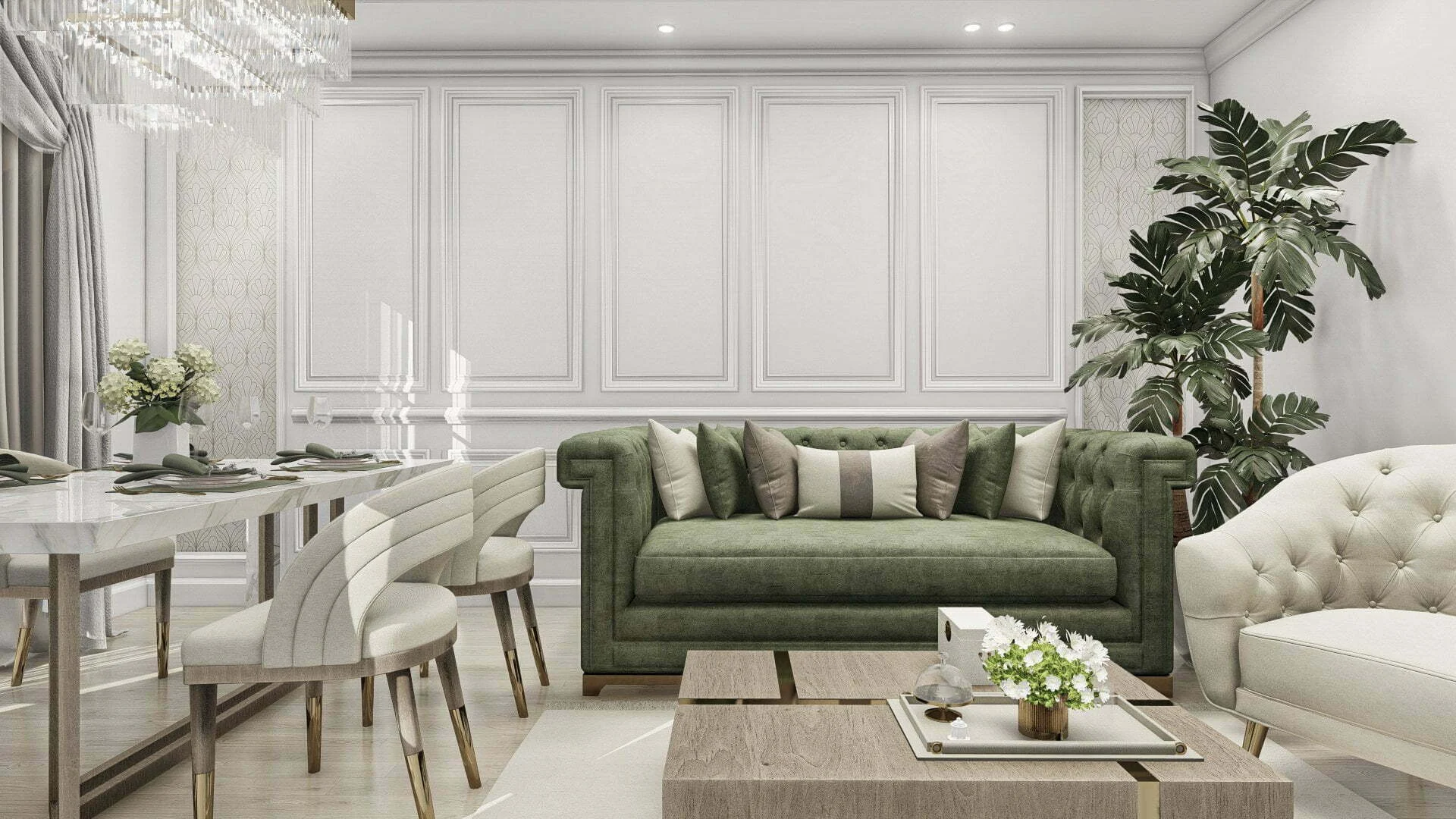 3 CAMERE MONARCH PRIVATE YARD
