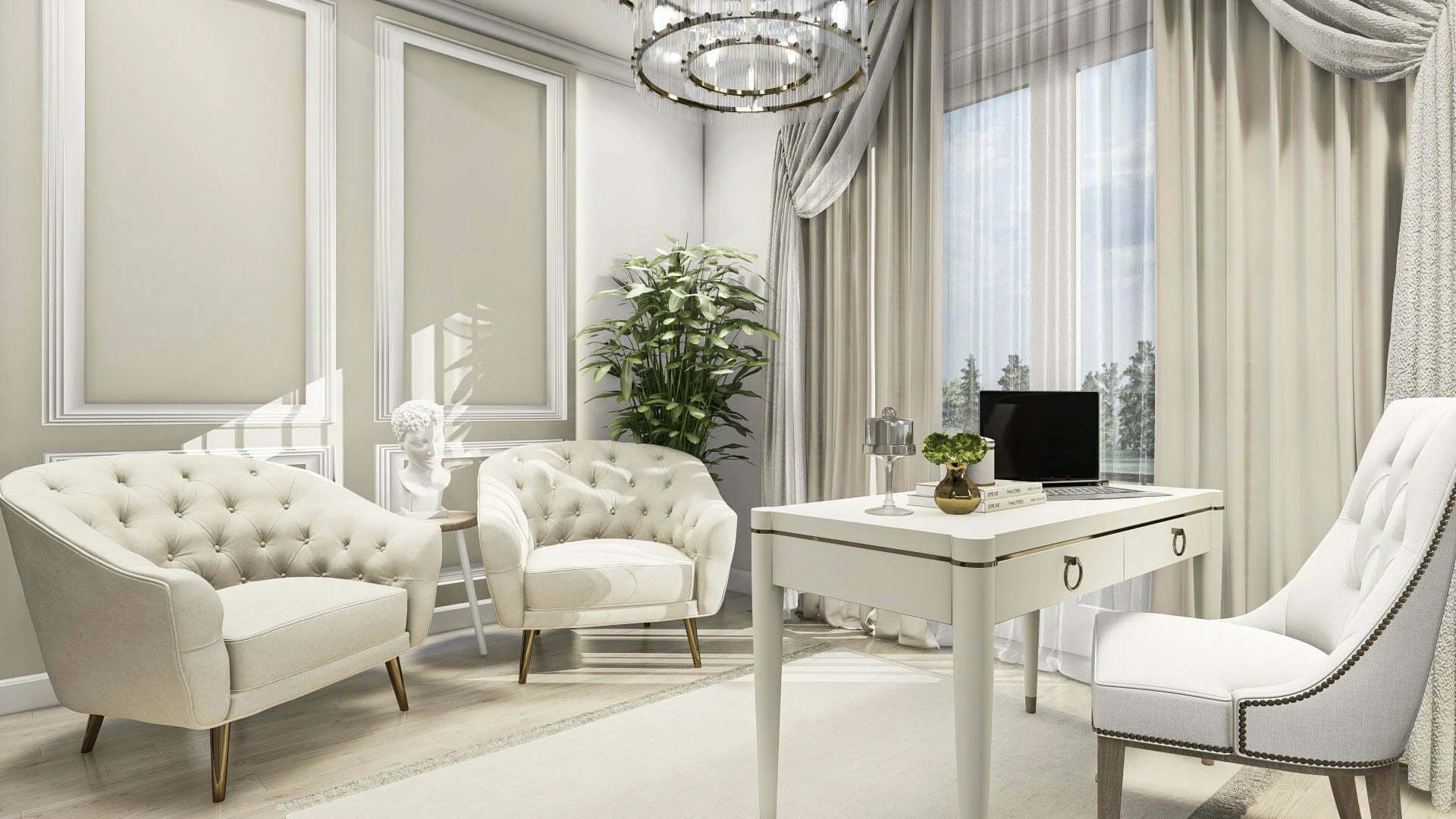 4 CAMERE MONARCH PRIVATE YARD